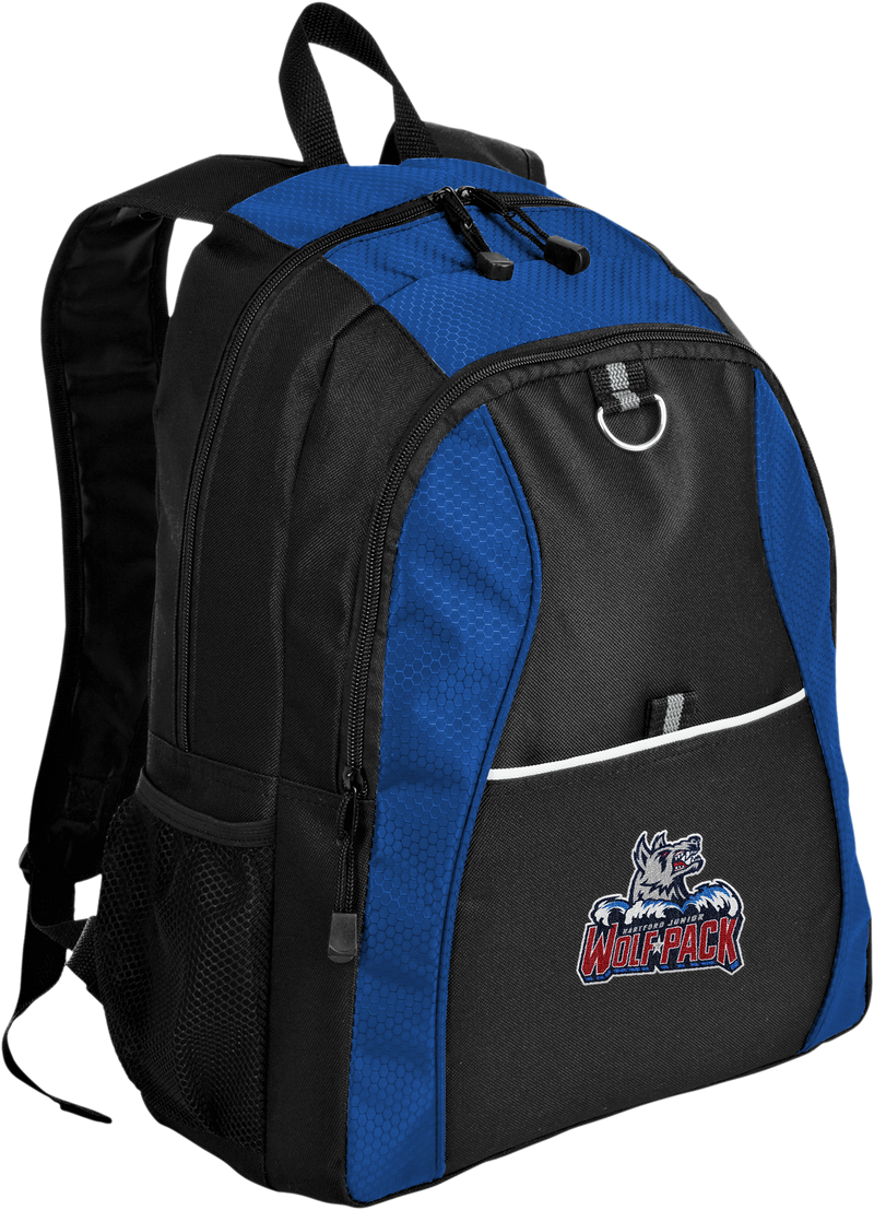 Hartford Jr. Wolfpack Contrast Honeycomb Backpack