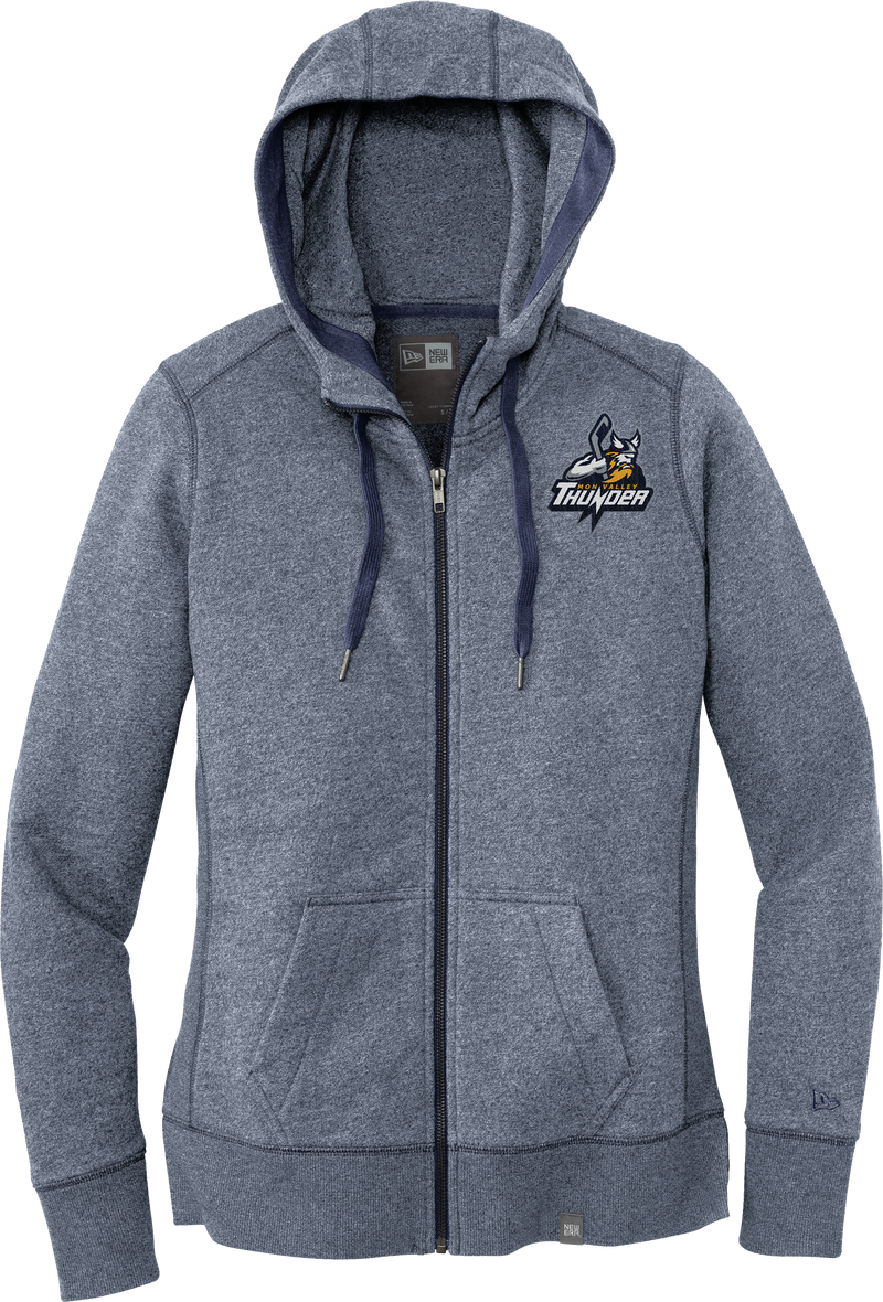 Mon Valley Thunder New Era Ladies French Terry Full-Zip Hoodie