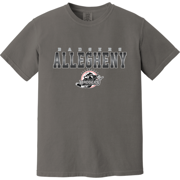 Allegheny Badgers Heavyweight Ring Spun Tee