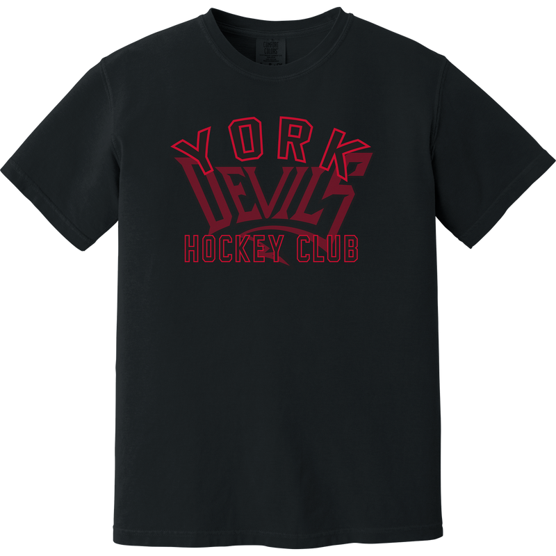 York Devils Heavyweight Ring Spun Tee