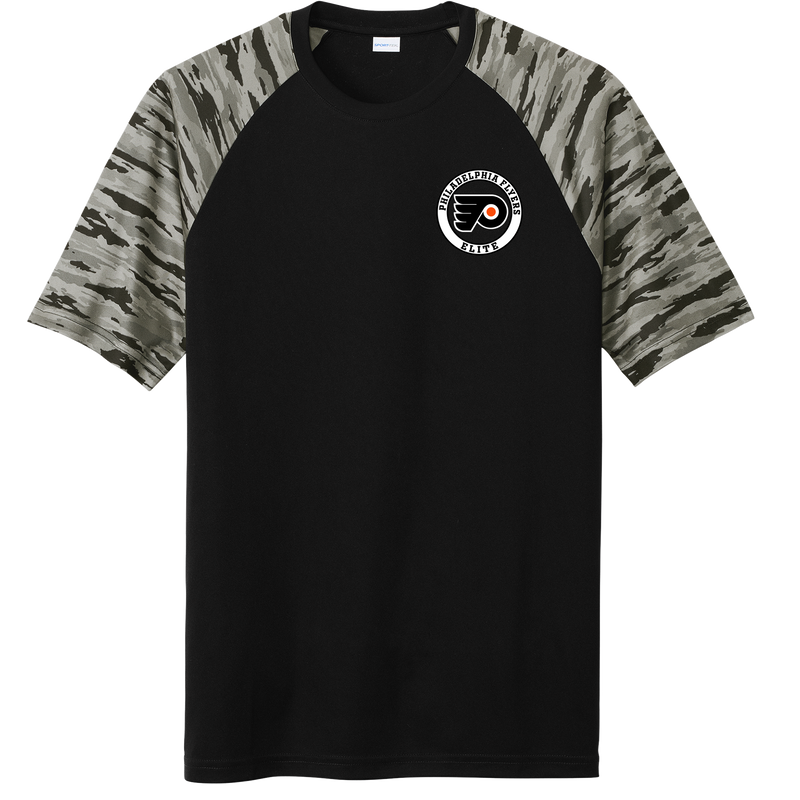 Philadelphia Flyers Elite Drift Camo Colorblock Tee