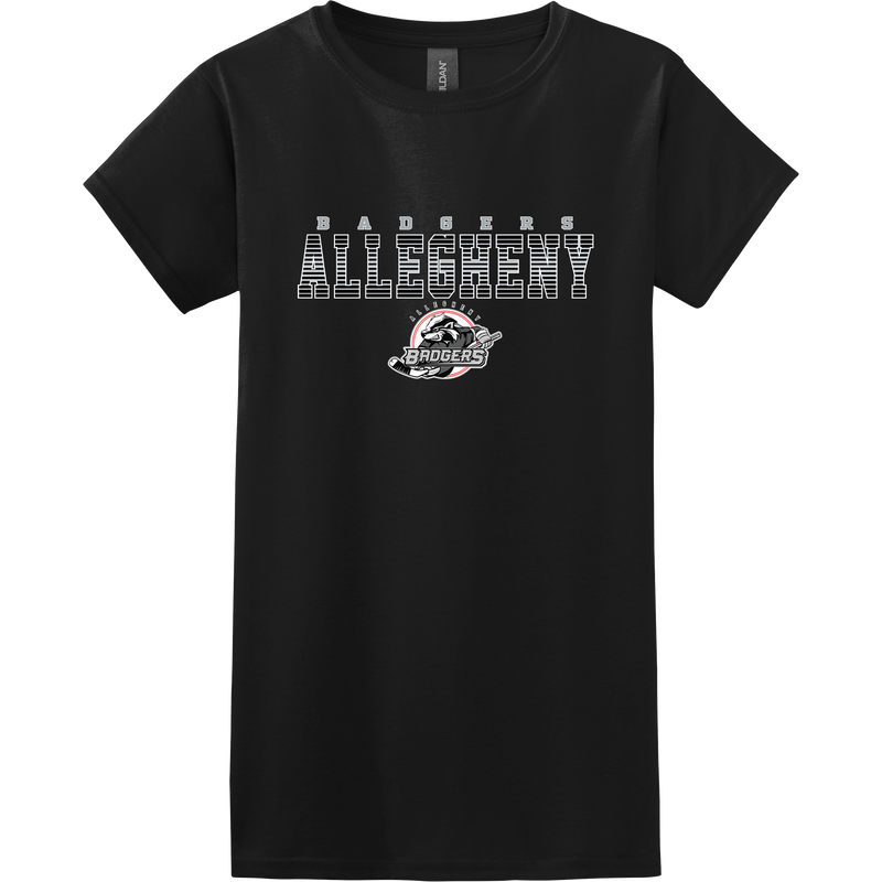 Allegheny Badgers Softstyle Ladies' T-Shirt