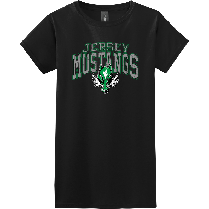 Jersey Mustangs Softstyle Ladies' T-Shirt