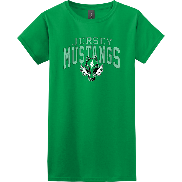 Jersey Mustangs Softstyle Ladies' T-Shirt