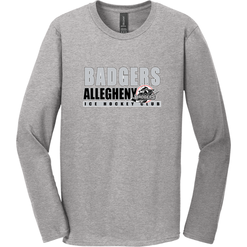 Allegheny Badgers Softstyle Long Sleeve T-Shirt