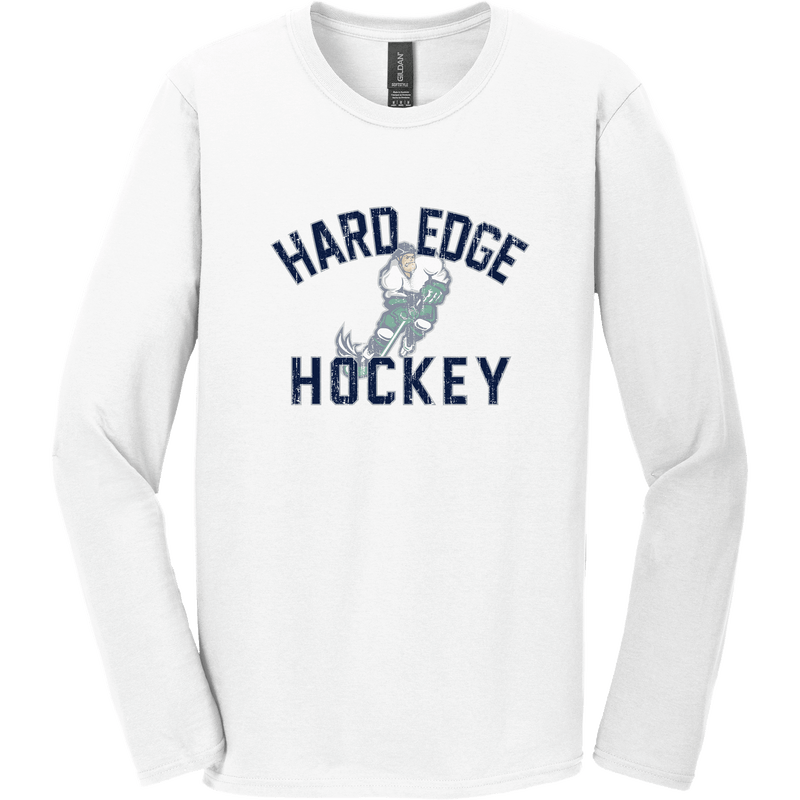 Hard Edge Hockey Softstyle Long Sleeve T-Shirt