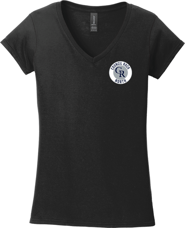 Council Rock North Softstyle Ladies Fit V-Neck T-Shirt
