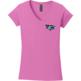 Boca Barracudas Softstyle Ladies Fit V-Neck T-Shirt