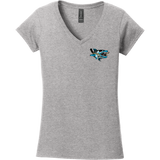 Boca Barracudas Softstyle Ladies Fit V-Neck T-Shirt