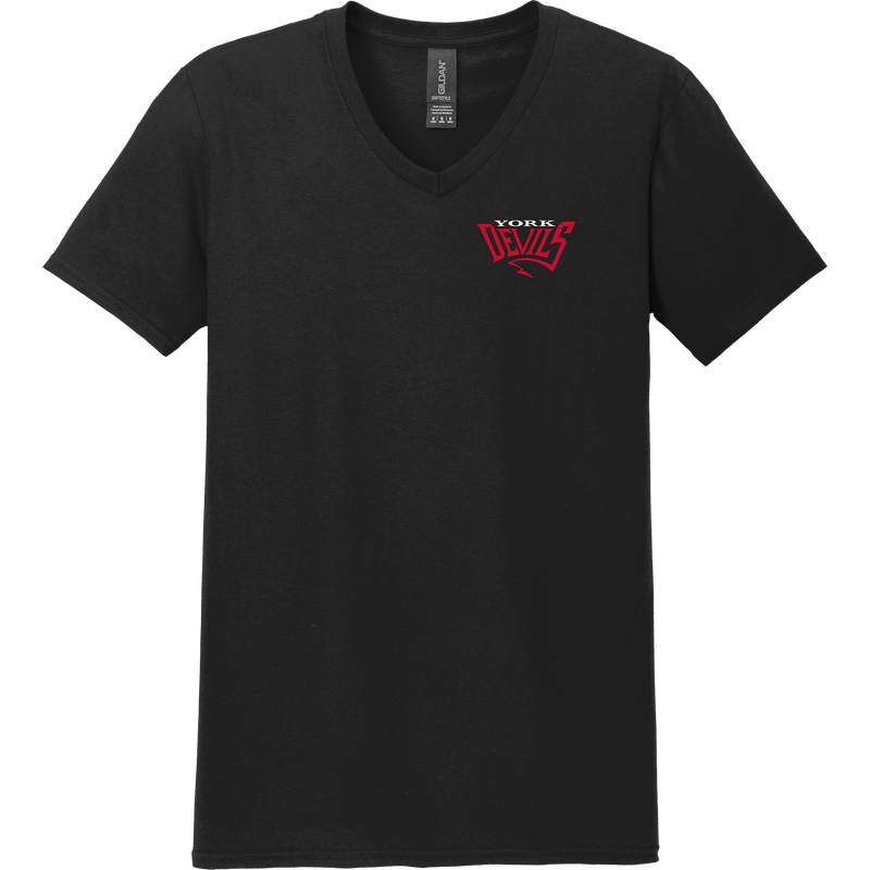 York Devils Softstyle V-Neck T-Shirt