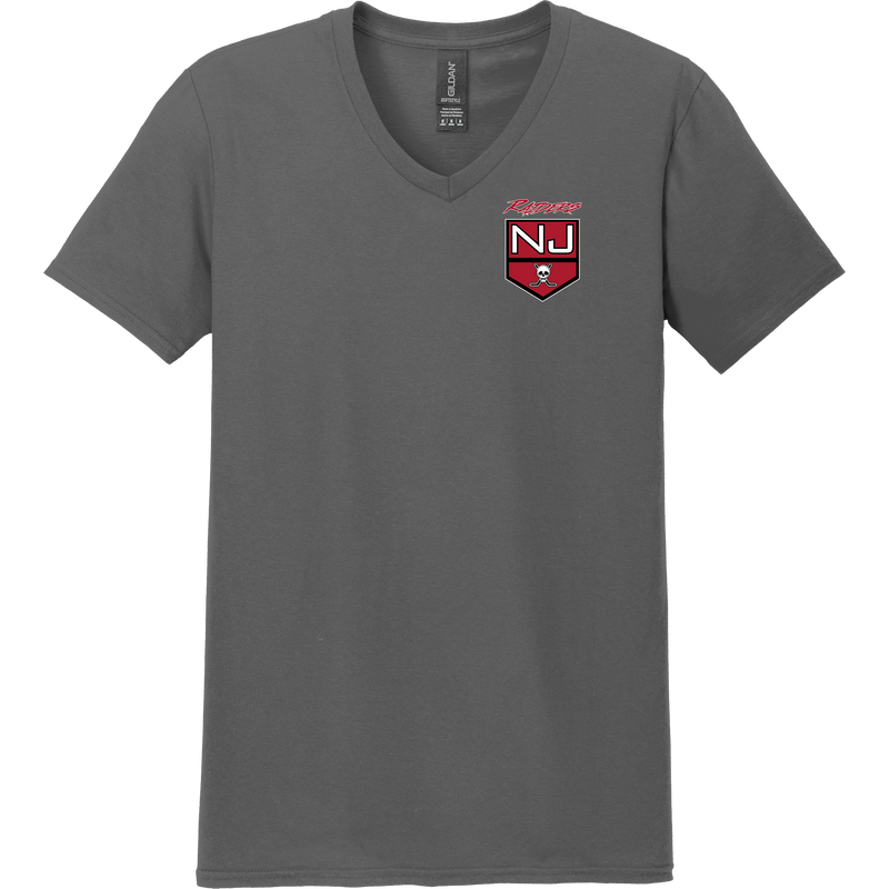 NJ Raiders Softstyle V-Neck T-Shirt