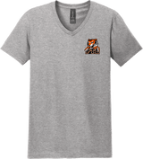 Princeton Tiger Lilies Softstyle V-Neck T-Shirt