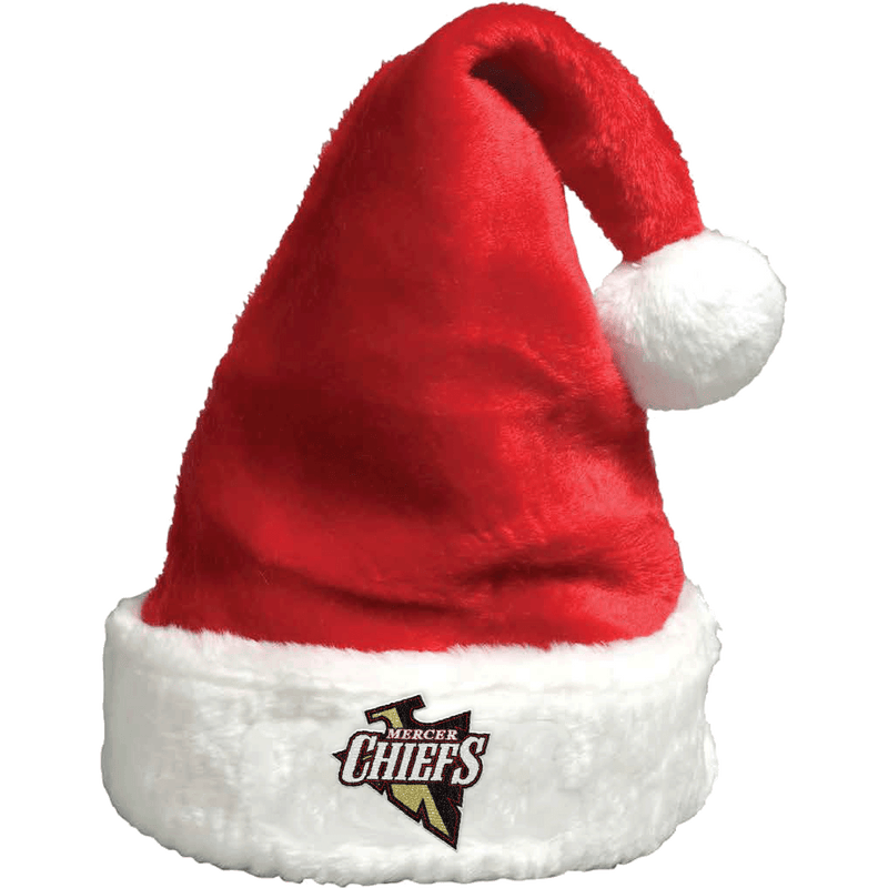 Mercer Chiefs Plush Santa Hat