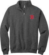 CT Bobcats NuBlend 1/4-Zip Cadet Collar Sweatshirt