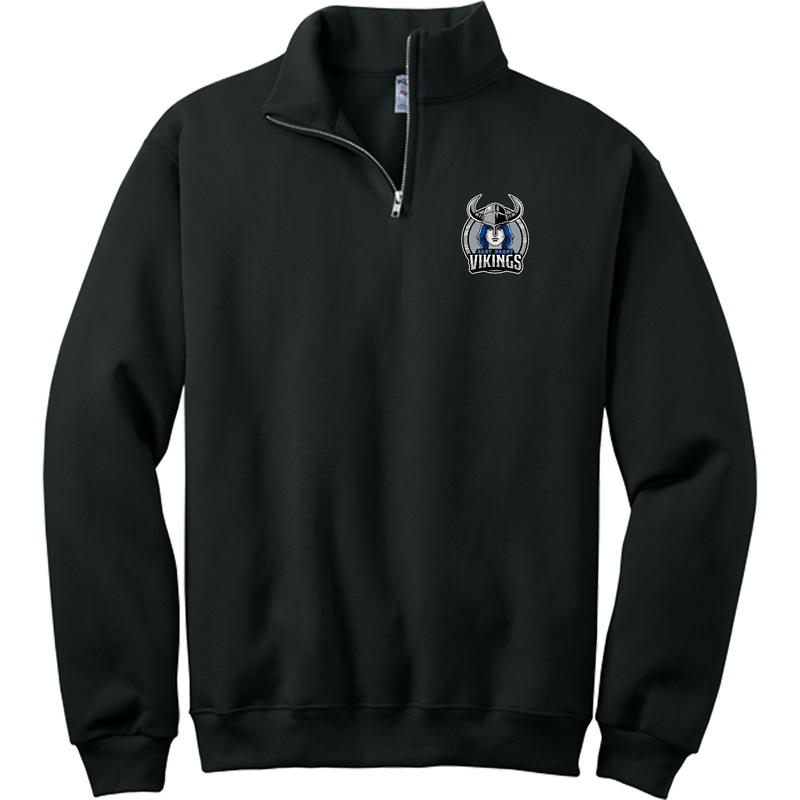 East Coast Vikings (Ladies) NuBlend 1/4-Zip Cadet Collar Sweatshirt