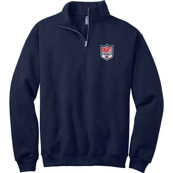 Knights Youth Football NuBlend 1/4-Zip Cadet Collar Sweatshirt