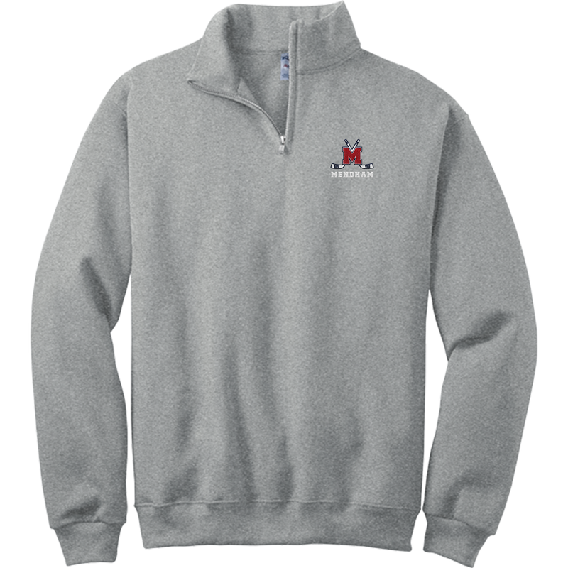 Mendham High School NuBlend 1/4-Zip Cadet Collar Sweatshirt