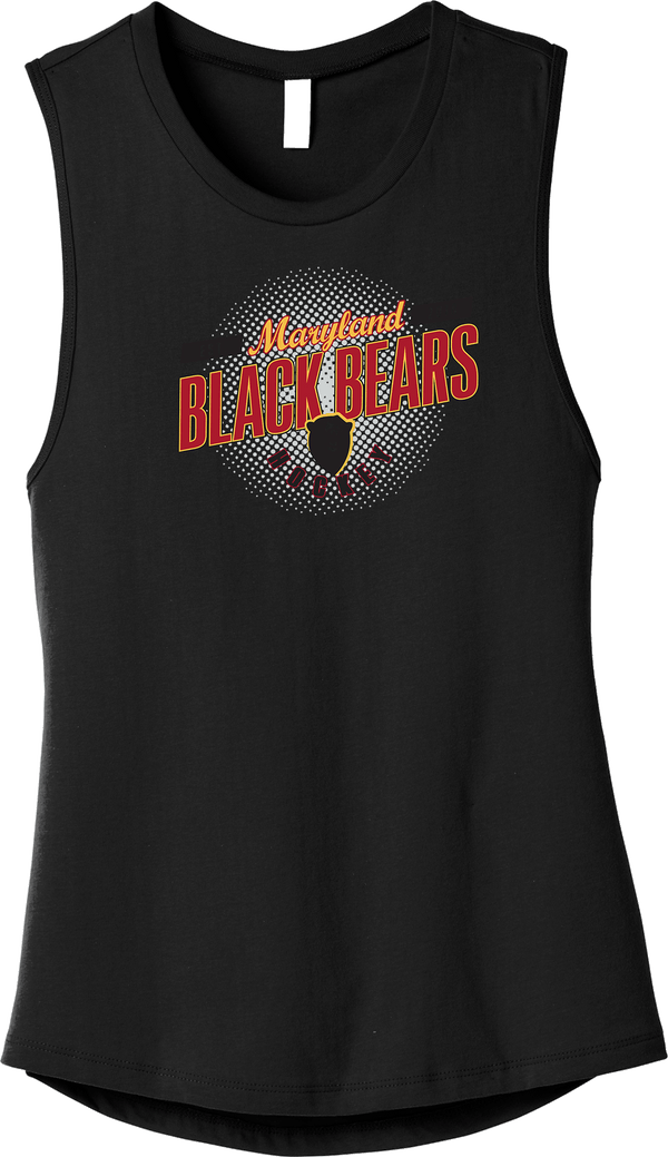 Maryland Black Bears Womens Jersey Muscle Tank