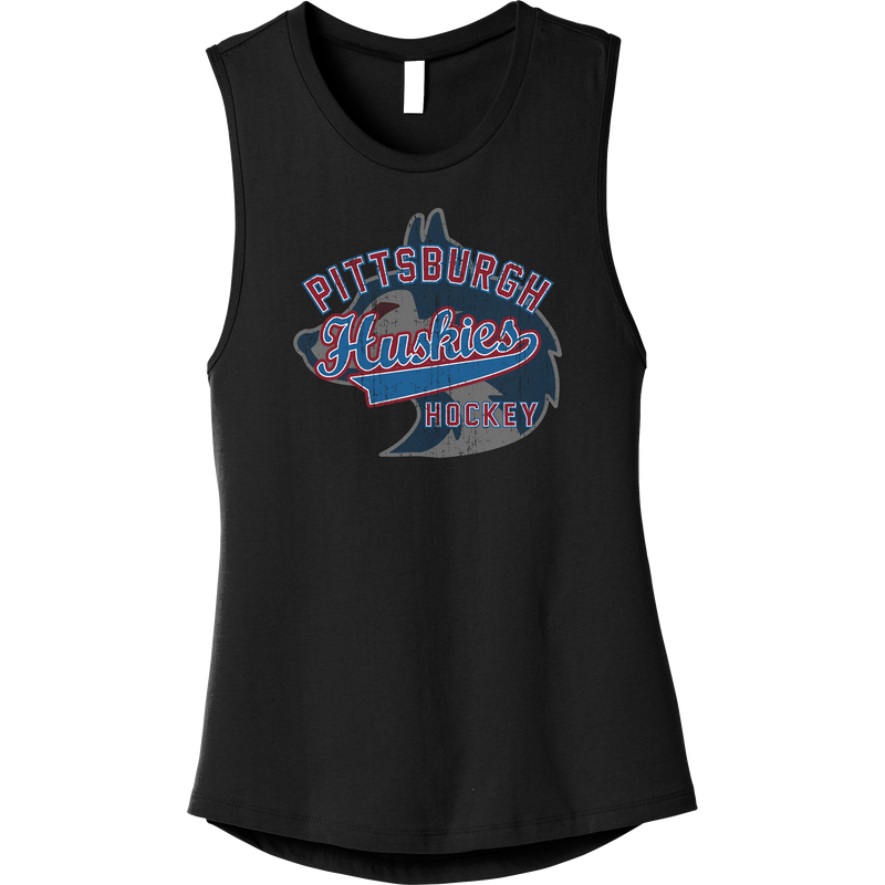 Pittsburgh Huskies Womens Jersey Muscle Tank