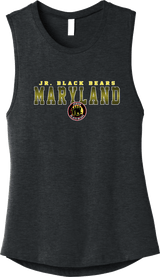 MD Jr. Black Bears Womens Jersey Muscle Tank