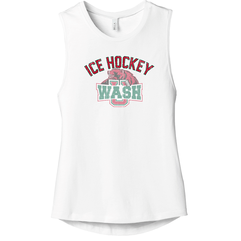 Wash U Womens Jersey Muscle Tank