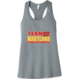 Team Maryland Womens Jersey Racerback Tank