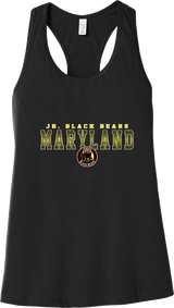 MD Jr. Black Bears Womens Jersey Racerback Tank