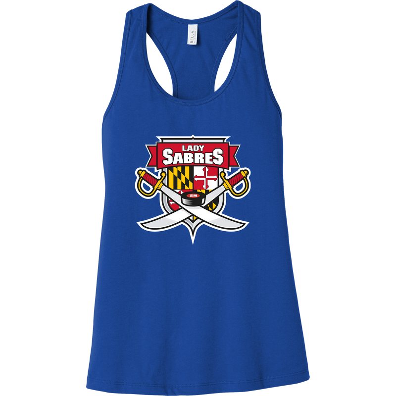 SOMD Lady Sabres Womens Jersey Racerback Tank