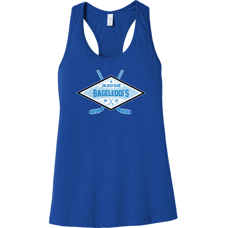 BagelEddi's Womens Jersey Racerback Tank