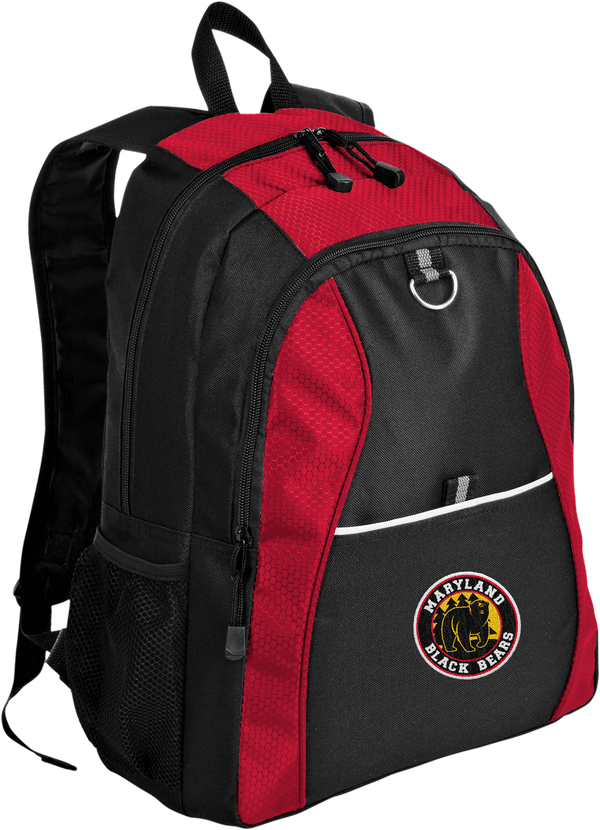 Maryland Black Bears Contrast Honeycomb Backpack