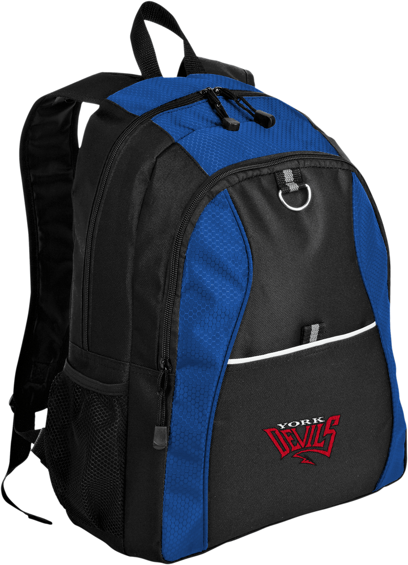 York Devils Contrast Honeycomb Backpack