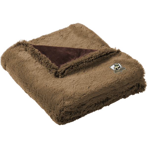 HVM Bulldogs Faux Fur Blanket