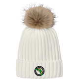 Florida Eels Faux Fur Pom Beanie