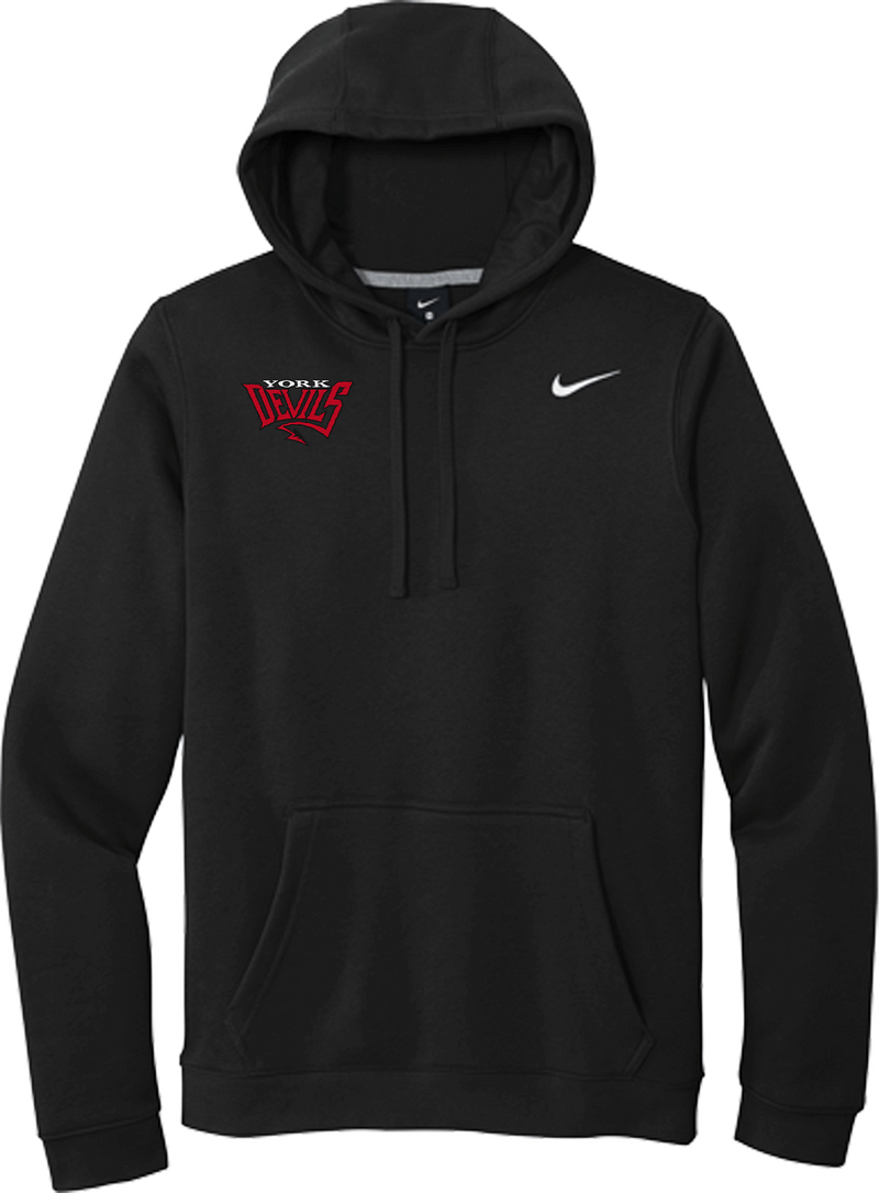 York Devils Nike Club Fleece Pullover Hoodie