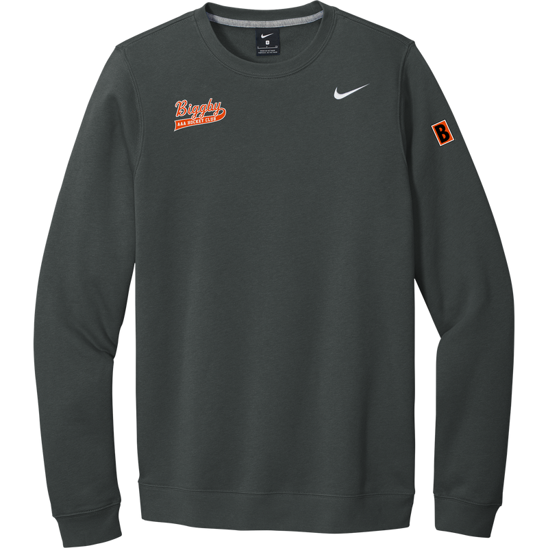 Biggby Coffee AAA Nike Club Fleece Crew