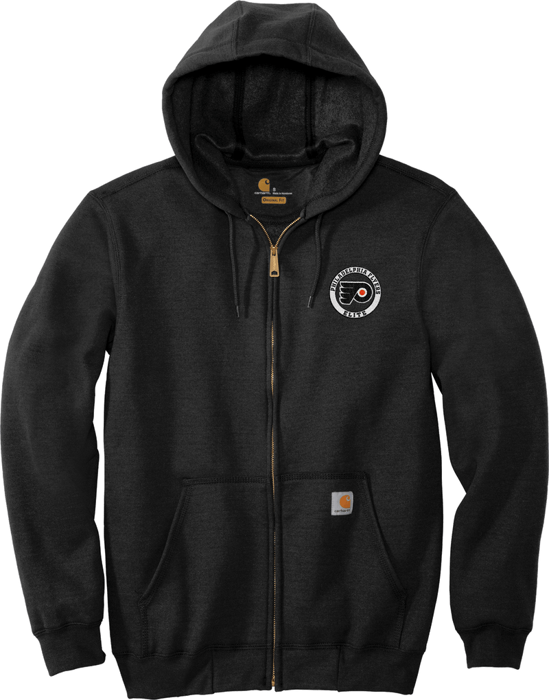 Philadelphia Flyers Elite Carhartt Midweight Hooded Zip-Front Sweatshirt