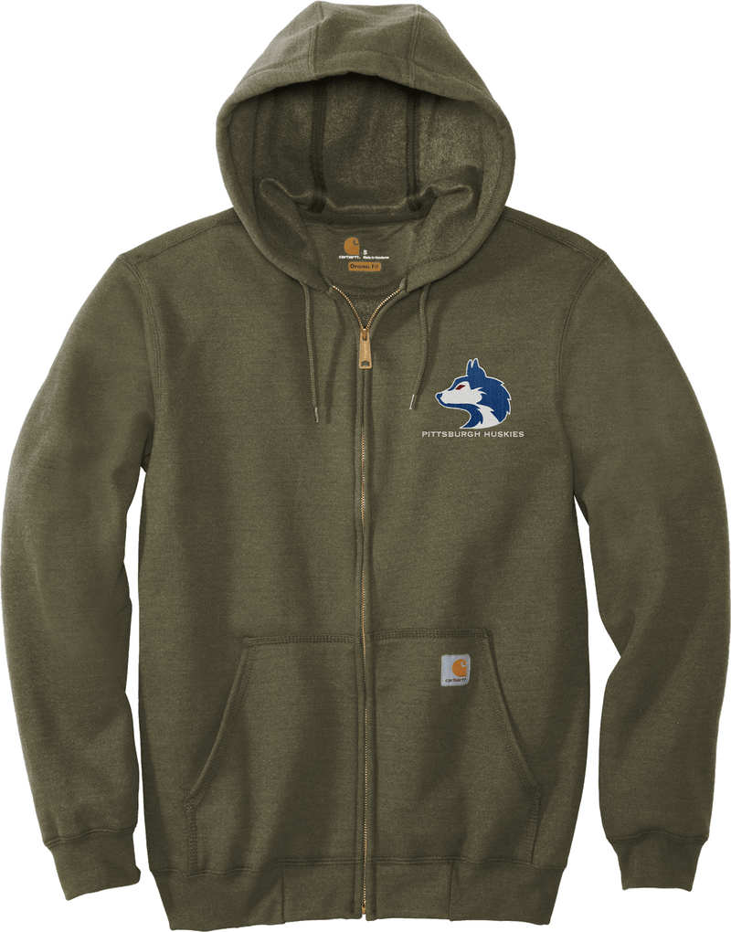 Pittsburgh Huskies Carhartt Midweight Hooded Zip-Front Sweatshirt