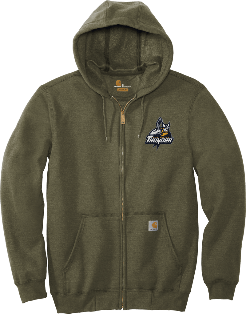 Mon Valley Thunder Carhartt Midweight Hooded Zip-Front Sweatshirt