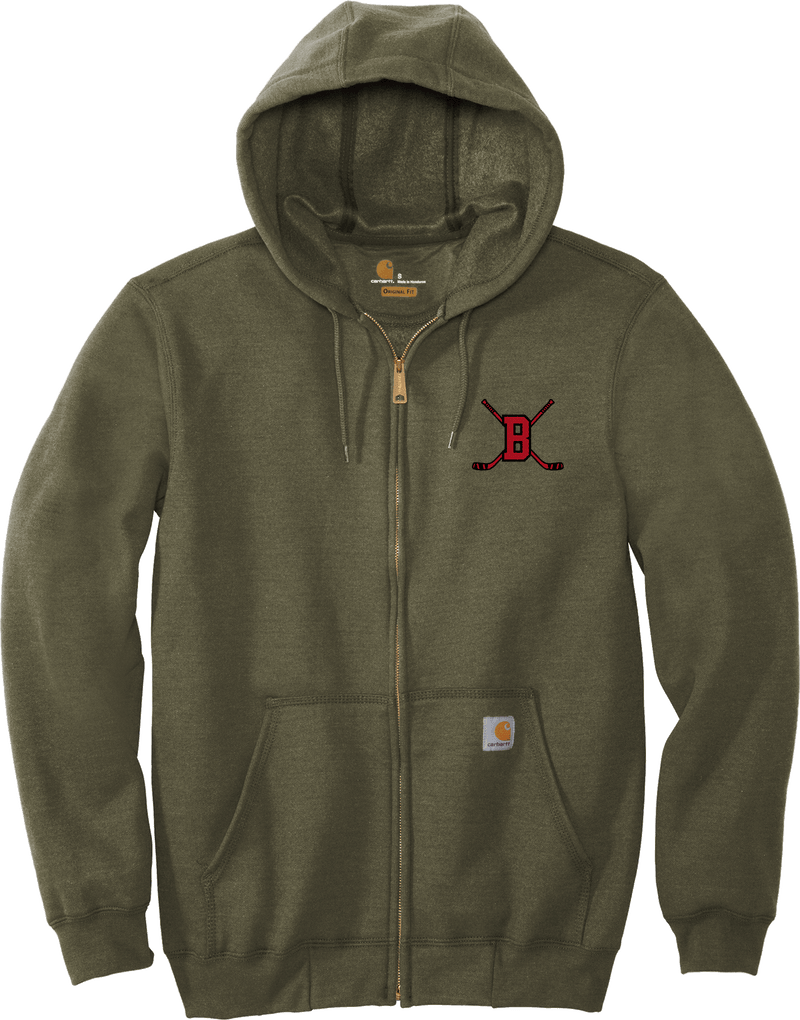 Benet Hockey Carhartt Midweight Hooded Zip-Front Sweatshirt