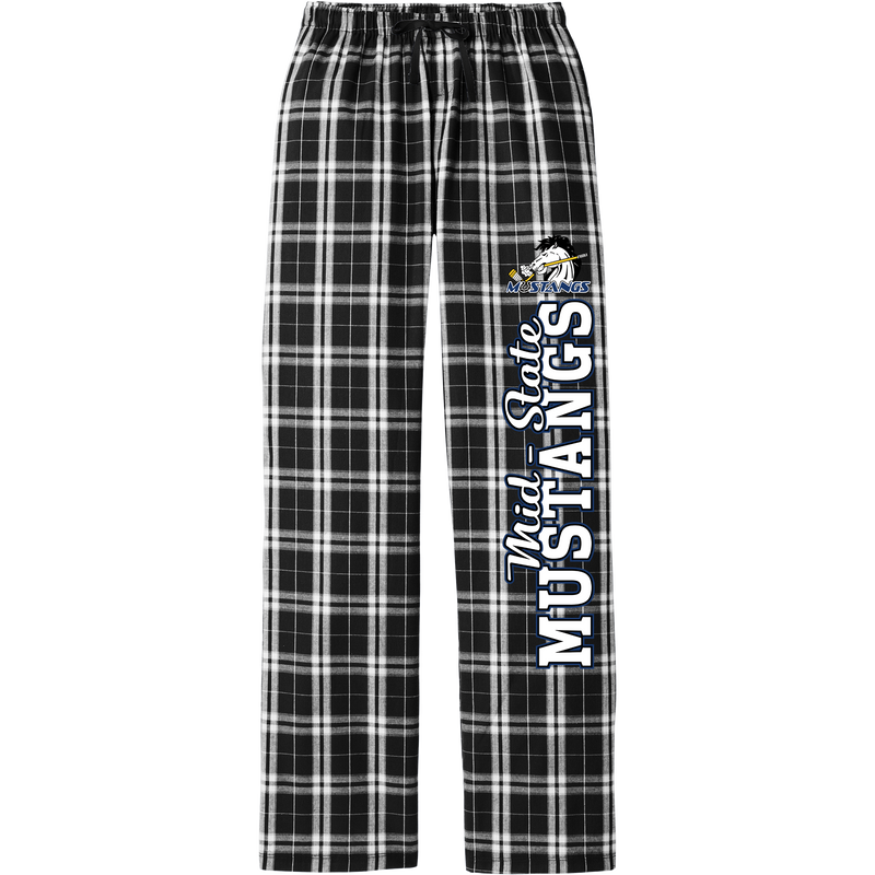 Mid-State Mustangs Women's Flannel Plaid Pant