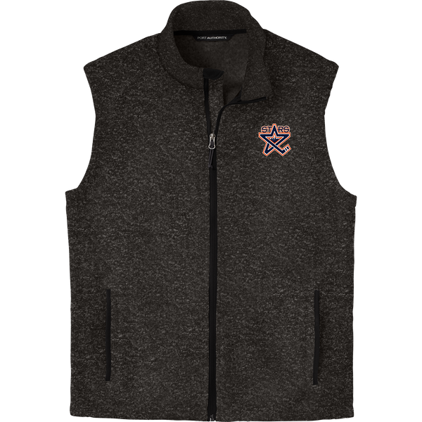 NY Stars Sweater Fleece Vest