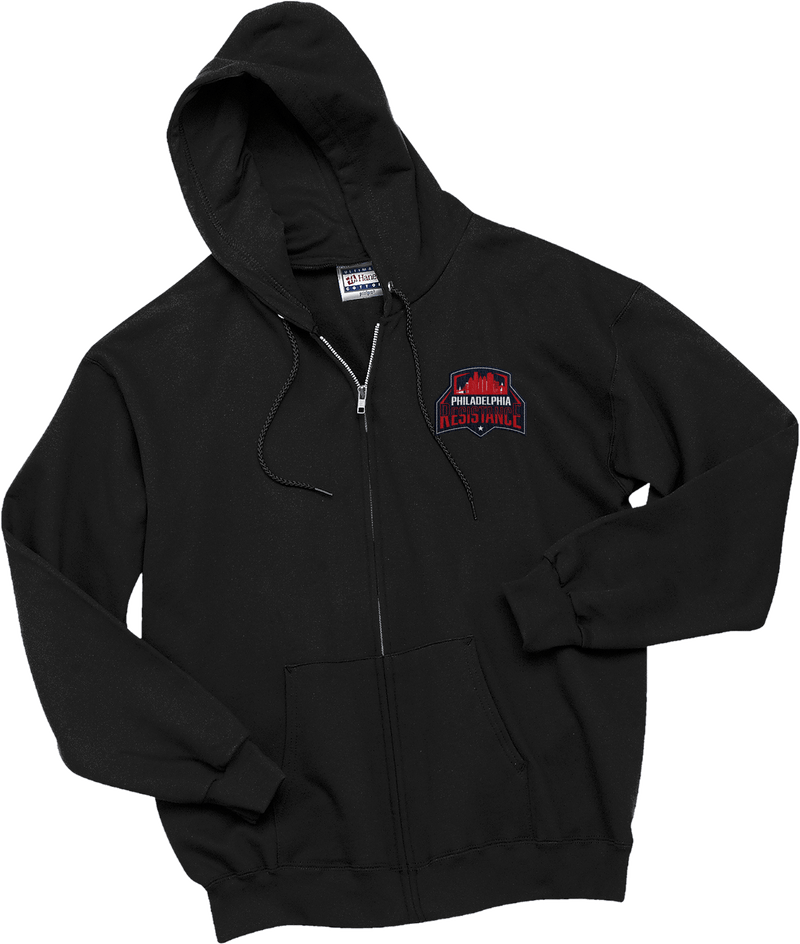 Philadelphia Resistance Ultimate Cotton - Full-Zip Hooded Sweatshirt