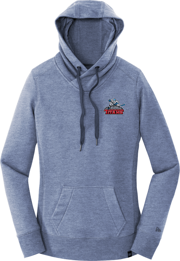 NJ Titans New Era Ladies French Terry Pullover Hoodie