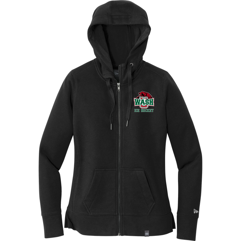 Wash U New Era Ladies French Terry Full-Zip Hoodie