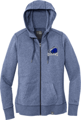 Brandywine Outlaws New Era Ladies French Terry Full-Zip Hoodie