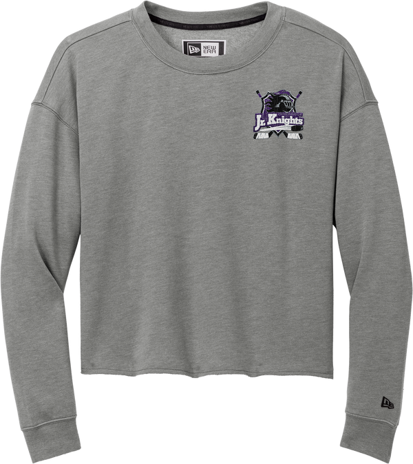 Old Bridge Jr. Knights New Era Ladies Tri-Blend Fleece Crop Crew