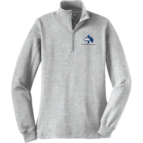 Pittsburgh Huskies Ladies 1/4-Zip Sweatshirt