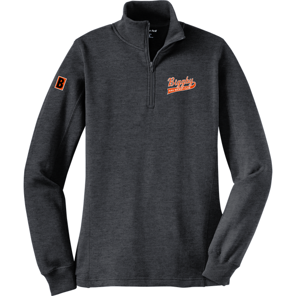 Biggby Coffee AAA Ladies 1/4-Zip Sweatshirt