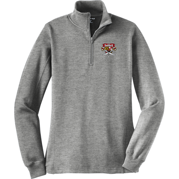 SOMD Lady Sabres Ladies 1/4-Zip Sweatshirt