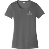 Midd South Athletics Ladies PosiCharge Competitor Cotton Touch Scoop Neck Tee